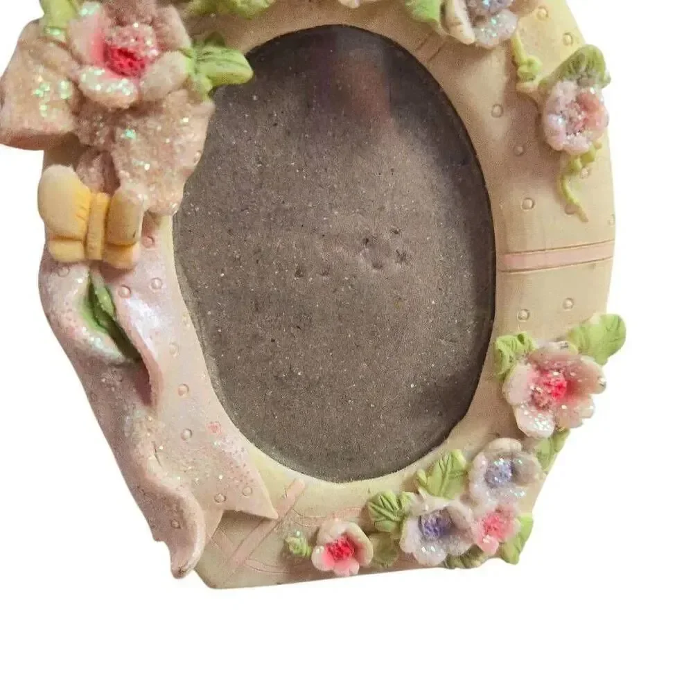 Floral Ceramic picture frame Decor 4x3